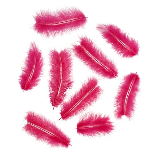 Plumes courtes 30g Rose fuchsia