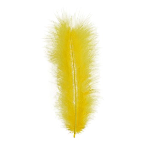 Floristik24 Plumes courtes 30g Jaune