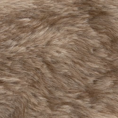 Bande en fausse fourrure pour décoration et bricolage 15x180cm marron 2 pièces | Floristik24.fr
