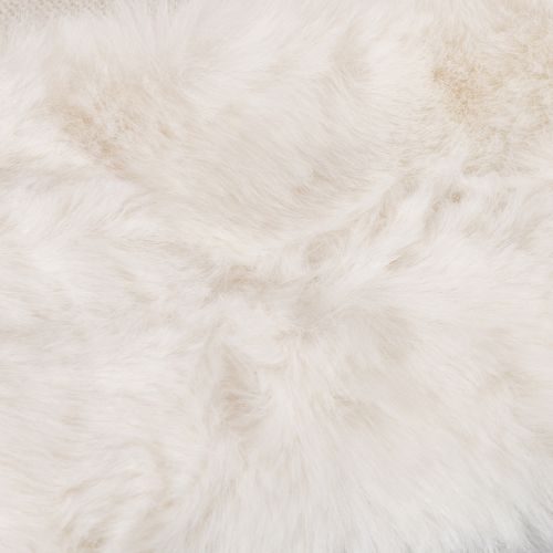 Bande en fourrure synthétique blanche 10 mm x 1,4 m lot de 3 | Floristik24.fr