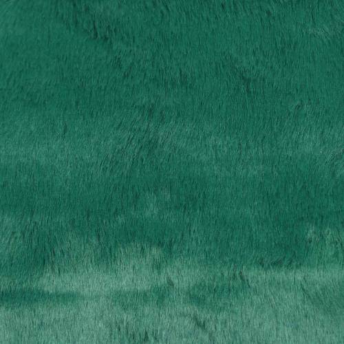 Floristik24 Ruban décoratif fourrure vert foncé 20cm x 200cm