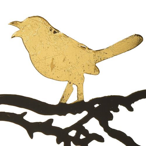 Article Décoration de fenêtre oiseau, décoration automne à suspendre, métal Ø22,5cm