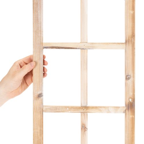Cadre fenêtre en bois 100 cm pour décoration murale | Floristik24.fr
