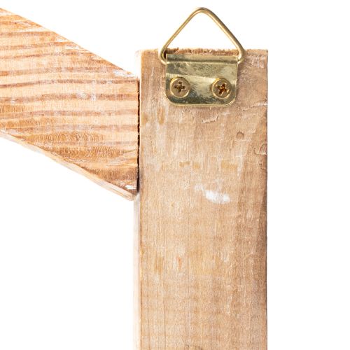 Cadre fenêtre en bois 100 cm pour décoration murale | Floristik24.fr