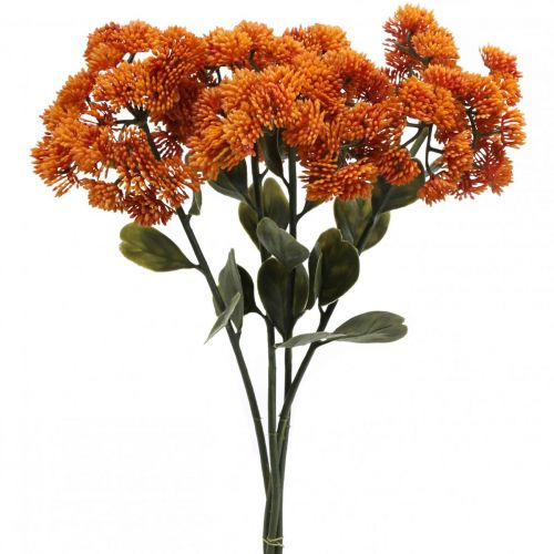 Stonecrop Orange Sedum Stonecrop fleurs artificielles H48cm 4pcs
