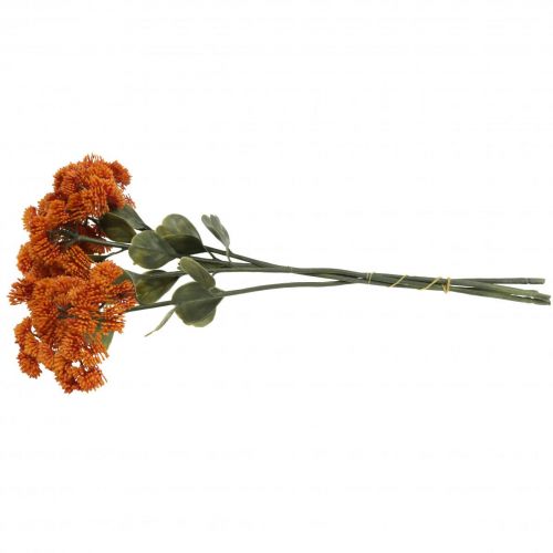 Article Stonecrop Orange Sedum Stonecrop fleurs artificielles H48cm 4pcs