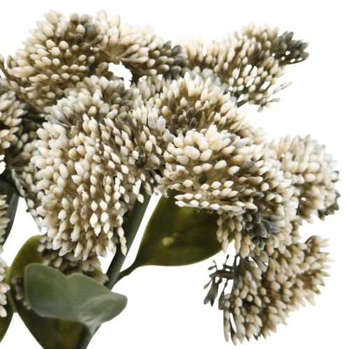 Article Orpin crème sedum orpin fleurs artificielles 48cm 4pcs