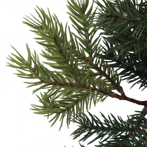 Floristik24 Branche de sapin artificielle branche d&#39;épicéa vert marron 58cm
