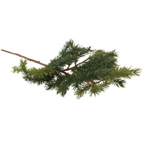 Floristik24 Branche de sapin artificielle branche d&#39;épicéa vert marron 58cm