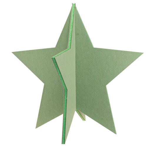 Article Etoile décorative en feutrine à poser décoration de Noël feutrine vert H62cm