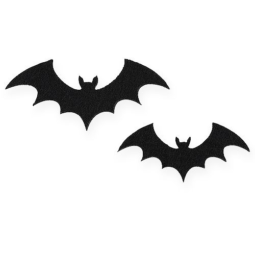 Floristik24 Chauve-souris en feutre triée 12pcs