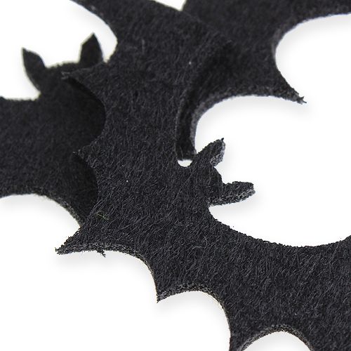 Floristik24 Chauve-souris en feutre triée 12pcs