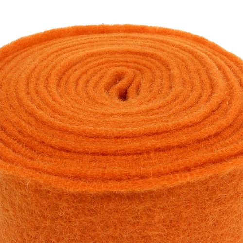 Article Ruban feutre 15cm x 5m orange