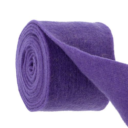 Floristik24 Ruban de feutrine 15cm x 5m violet