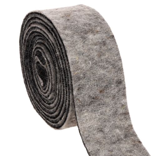 ProductNameRuban en feutre de laine 75 mm x 5 m, gris et noir, pour pots et décoration intérieure/ProductName
ProductDescription<h2>Ruban en feutre de laine gris et noir pour décorer les pots</h2>
<p>Ce ruban en feutre 100 % laine se présente en rouleau d