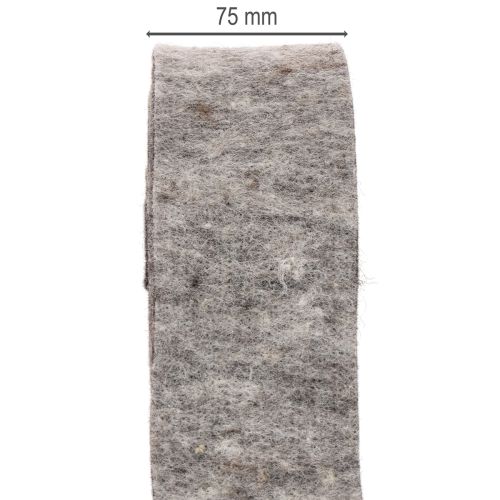ProductNameBande de feutre 100 % laine pour pots, gris et noir, 7,5 cm x 5 m/ProductName
ProductDescription<h2>Bande de feutre en laine pour décorer les pots à la maison</h2>
<p>Cette bande de feutre est destinée à habiller et décorer des pots et d’autres | Floristik24.fr