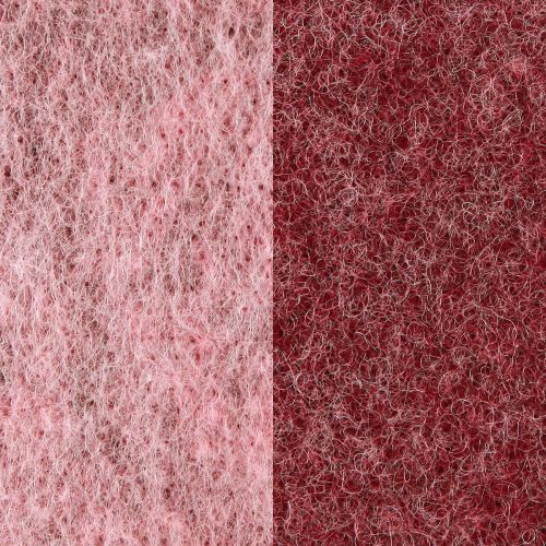 Article Ruban feutre ruban décoratif baies roses feutre de laine bicolore 15cm 5m