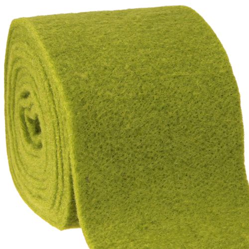 Ruban feutre vert mousse 15cm 5m