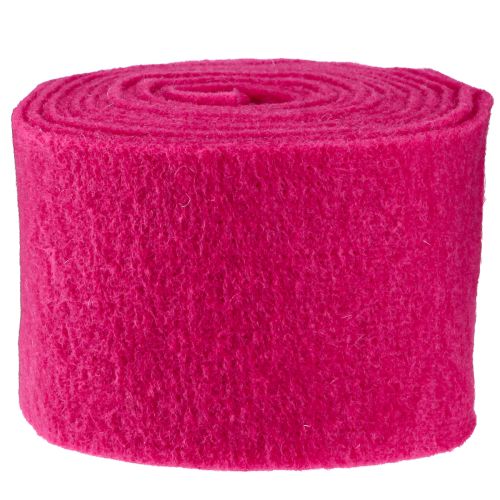Article Ruban en feutre ruban de laine rose ruban de pot en feutre de laine tissu décoratif 15cm 5m