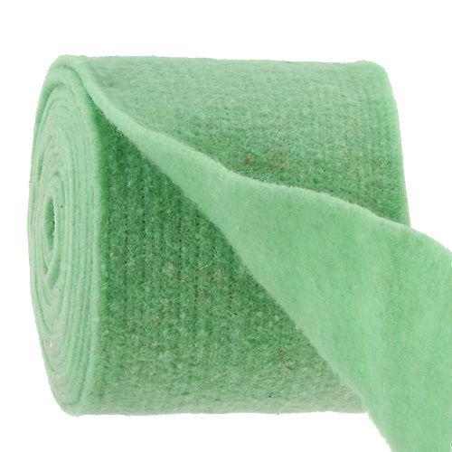 Floristik24 Ruban feutre pour pot vert clair 15cm 5m
