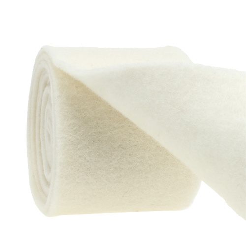 Ruban de feutrine 15cm x 5m blanc-bwt15b30005we04