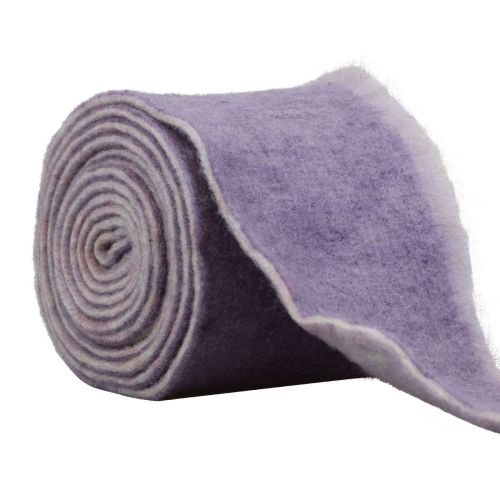 Article Ruban de feutre Franzi ruban de feutre de laine violet bicolore 15cm 4m