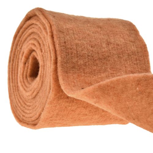 Ruban feutre feutre orange feutre de laine ruban déco feutre 15cm×5m
