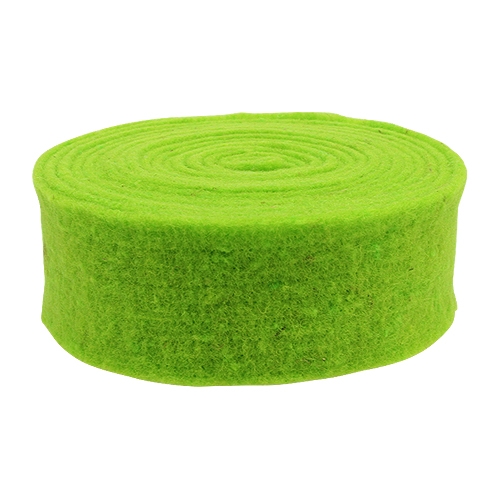 Ruban feutre vert 7,5cm 5m