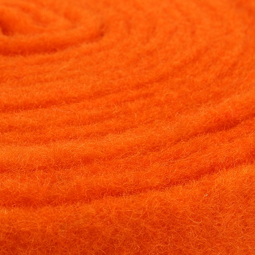 Article Ruban feutre orange 7,5cm 5m