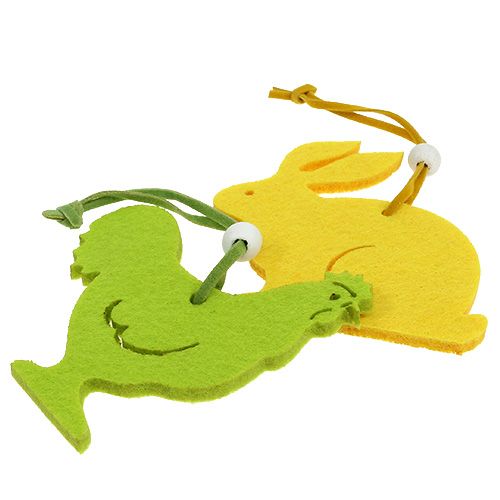 Floristik24 Mélange de figurine de feutre à suspendre 24P