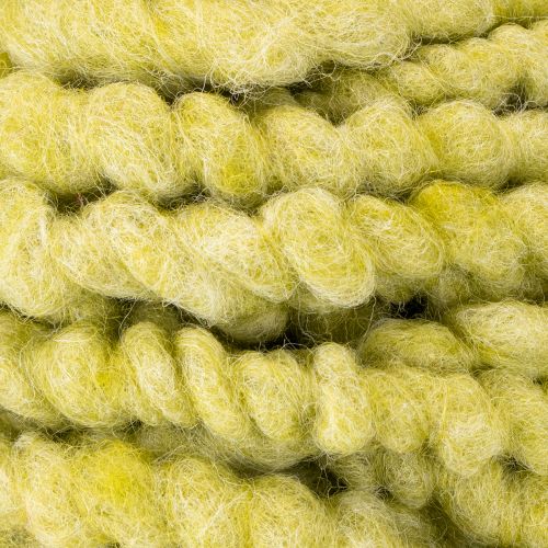 Article Cordon en feutrine, laine, vert, 25 m, ruban décoratif, art floral, décoration, loisirs créatifs, bricolage