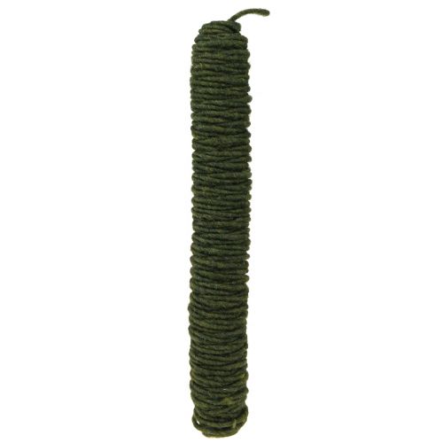 Article Cordon en feutre cordon vintage pour bricolage fil de mèche vert 55m