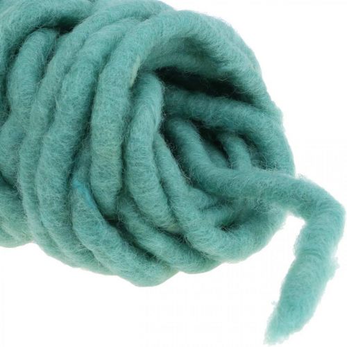 Article Cordon feutre cordon laine avec fil vert étanche 20m