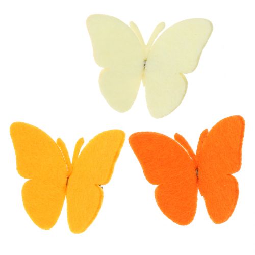 Kit cadre feutrine papillon - multicilore, Jouet