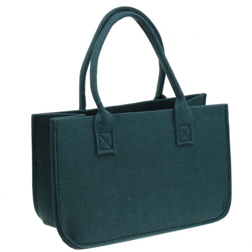 Floristik24 Sac en feutre bleu-gris 40cm x 20cm x 25cm