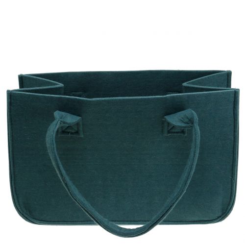 Floristik24 Sac en feutre bleu-gris 40cm x 20cm x 25cm