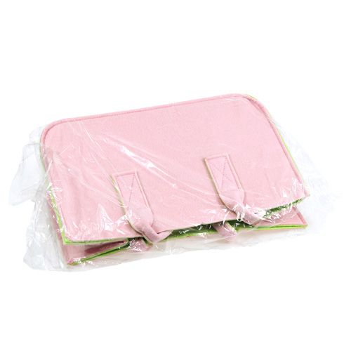 Floristik24 Sac en feutrine rose clair 40 x 25 x 20 cm