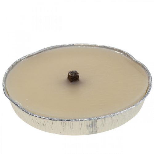 Article Bougie d&#39;extérieur Flame bowl dans un bol en aluminium crème Ø17cm