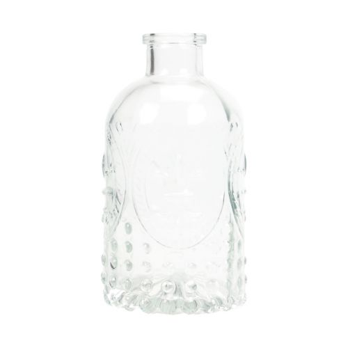 Bouteilles décoratives mini vases bougeoirs en verre H12,5 cm 6pcs