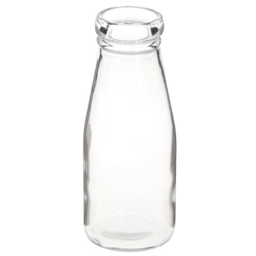 Vase bouteille en verre Verre décoratif rétro Ø7,5cm H19cm