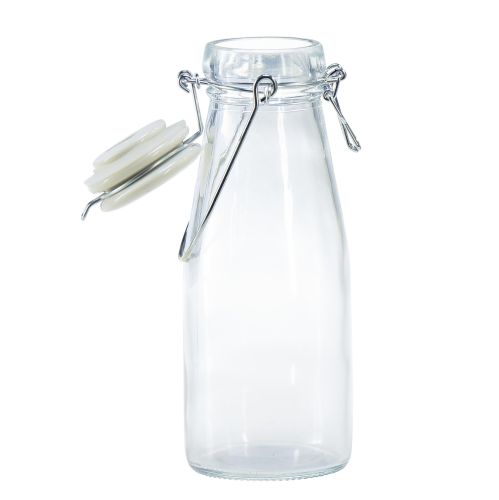 Décoration de bouteille bouteille en verre avec bouchon Ø8cm 24cm