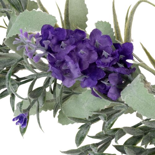 Article Guirlande de lilas artificielle, décoration printanière pour occasions spéciales et motifs saisonniers, 145 cm, lot de 2