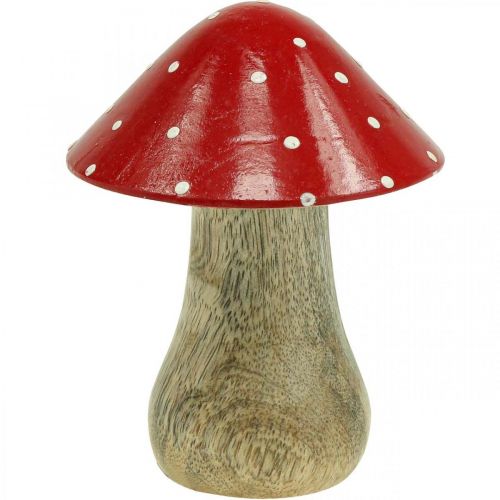 Floristik24 Amanite tue-mouche déco bois champignon automne décoration bois 10×8cm