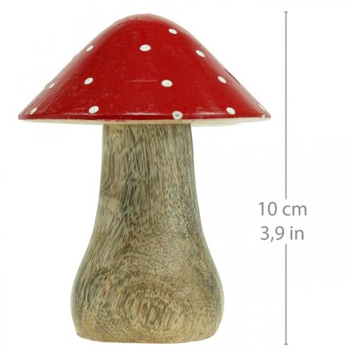 Floristik24 Amanite tue-mouche déco bois champignon automne décoration bois 10×8cm