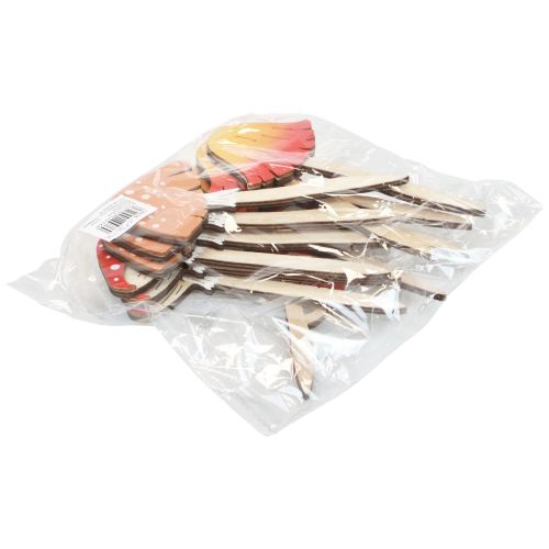 Article Bouchons décoratifs en bois pour champignon, bouchons à fleurs en bois 18cm 12pcs