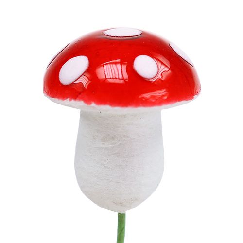 Floristik24 Amanites tue-mouches sur fil de fer 1,8 cm 100 p.