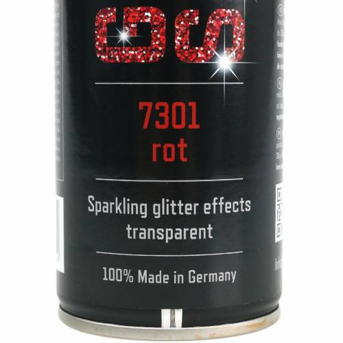 Floristik24 Spray Pailleté Rouge 400ml