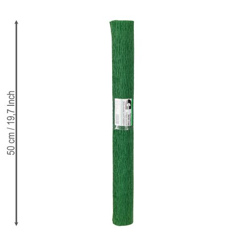 Article Papier crépon fleuriste vert foncé 50x250cm