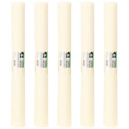 Article Papier crépon fleuriste crêpe fleuriste champagne 50×250cm 5 pièces