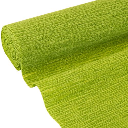 Papier crépon fleuriste vert herbe 50×250cm 5pcs